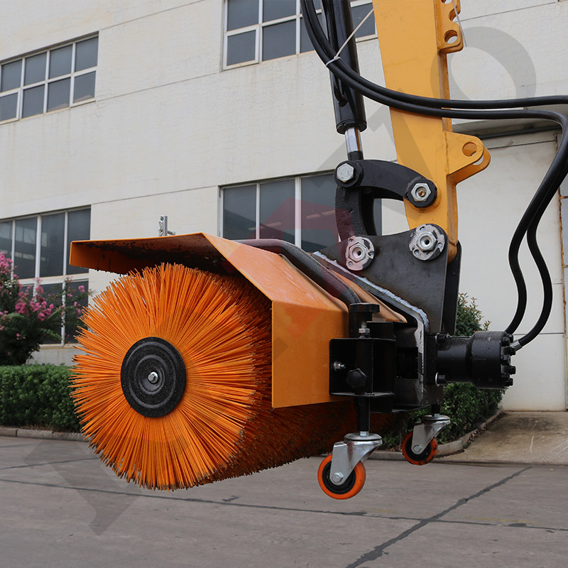 Excavator Snow sweeper