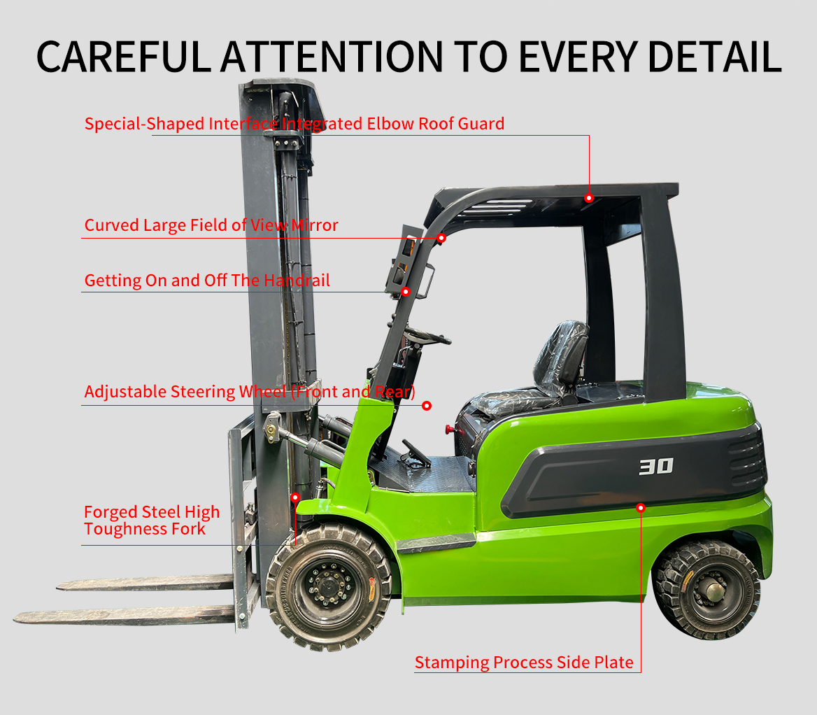 3 Ton New Energy Electric Forklift